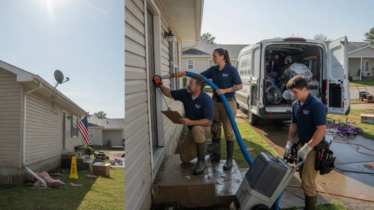 Ceiling Water Damage Restoration in Rentiesville, OK near me