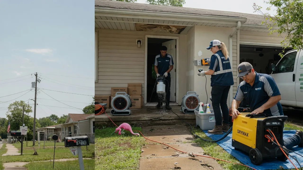 Storm Damage Water Removal in Rentiesville, OK near me